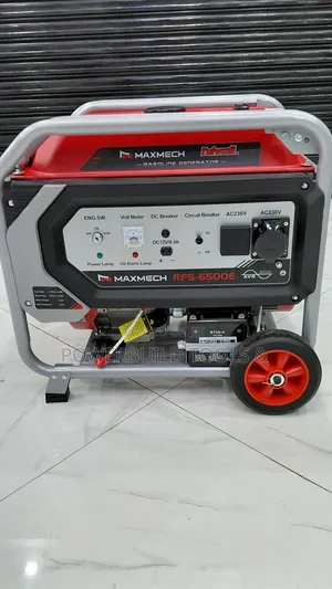 Maxmech 7kva Petrol Generator Keystart  Rfs-6500e
