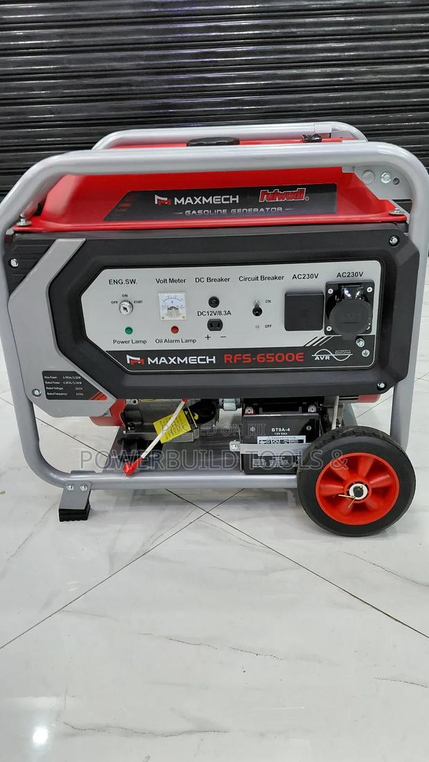 Maxmech 7kva Petrol Generator Keystart  Rfs-6500e - thumbnail 3