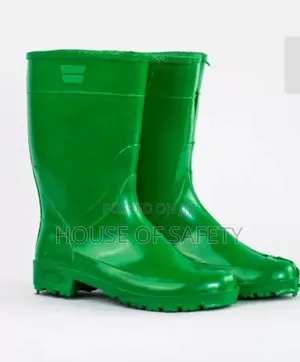 Lightweight Green Working Hours Gumboots