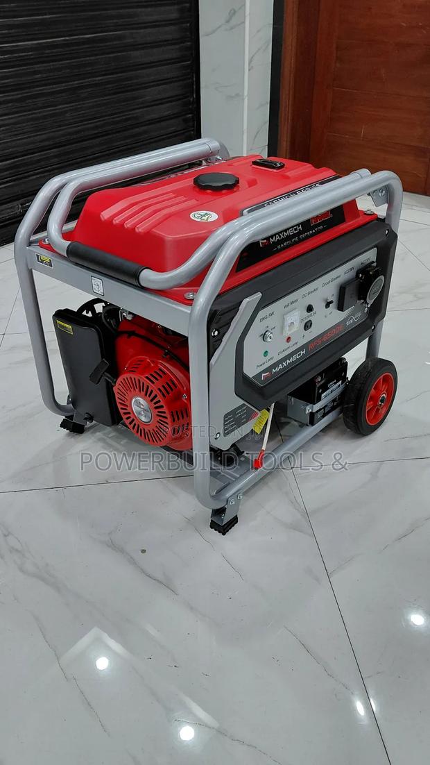 Maxmech 7kva Gasoline Generator Keystart - thumbnail 6
