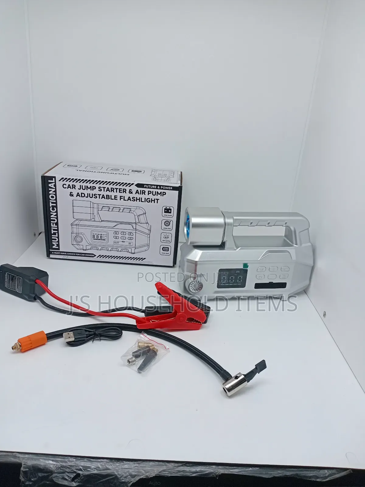 High Power Digital Jump Starter Digital Compressor