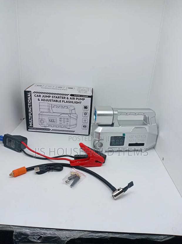 High Power Digital Jump Starter Digital Compressor - thumbnail 2