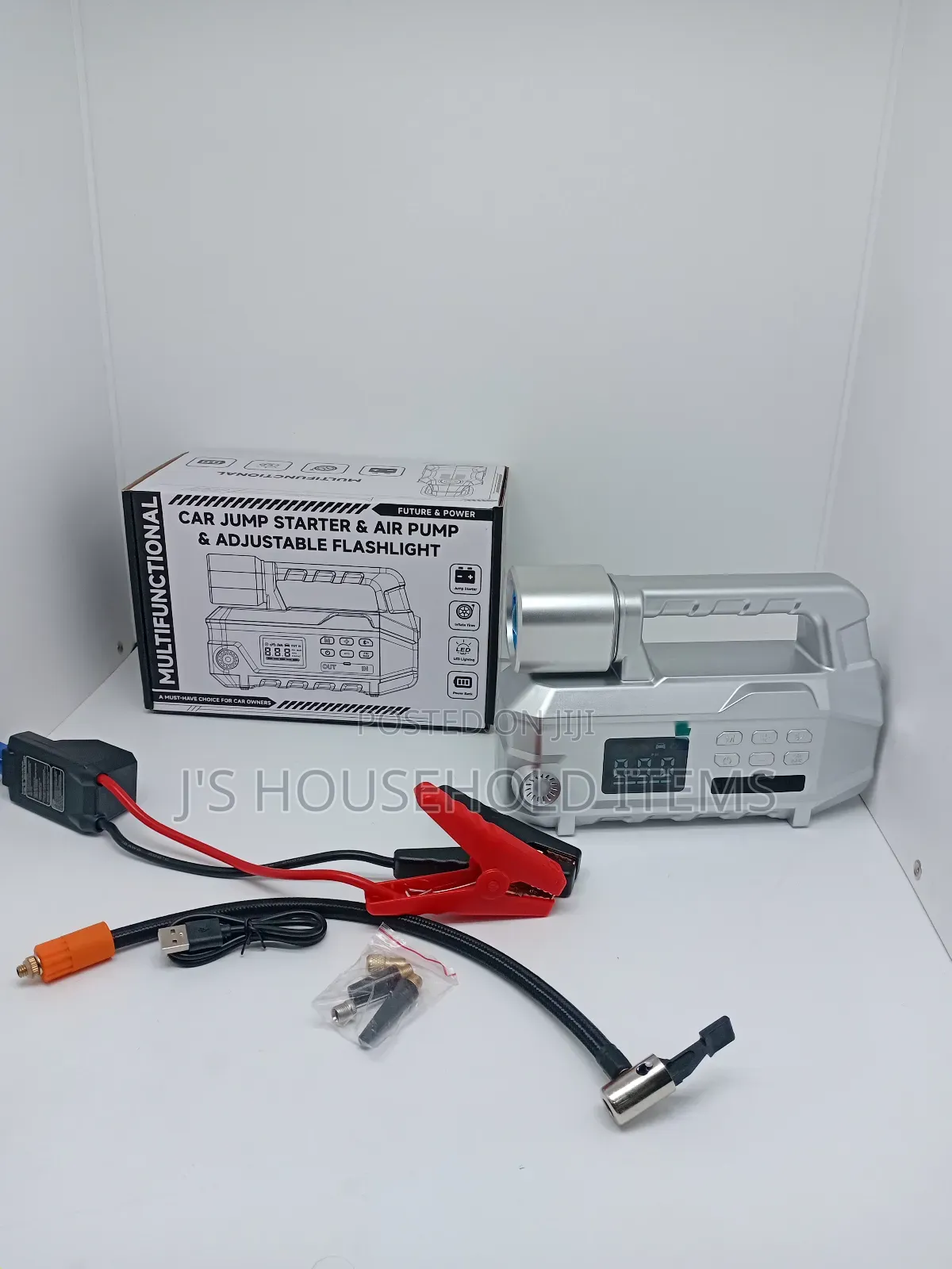 High Power Digital Jump Starter Digital Compressor