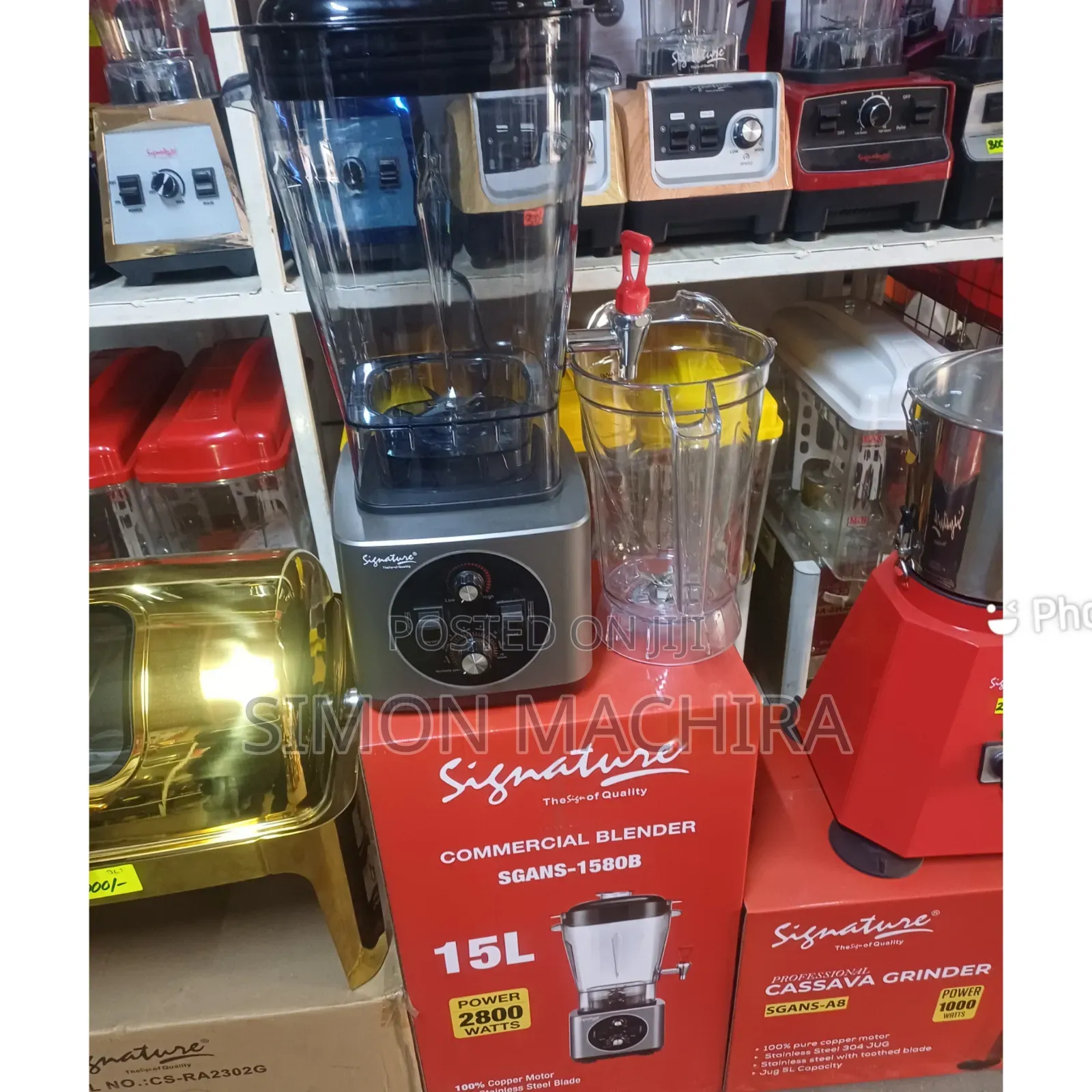 2800w Signature 15l Commercial Blender With Juice Dispenser