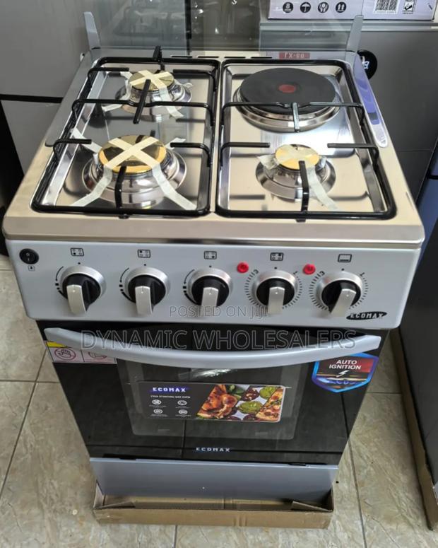 *50*55 Ecomax 3+1 Standing Cooker With Electric Oven