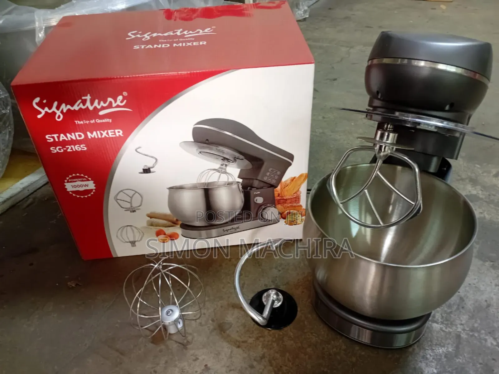 Signature Mixer Model Sg-216s 5l 1000w Commercial Mixer