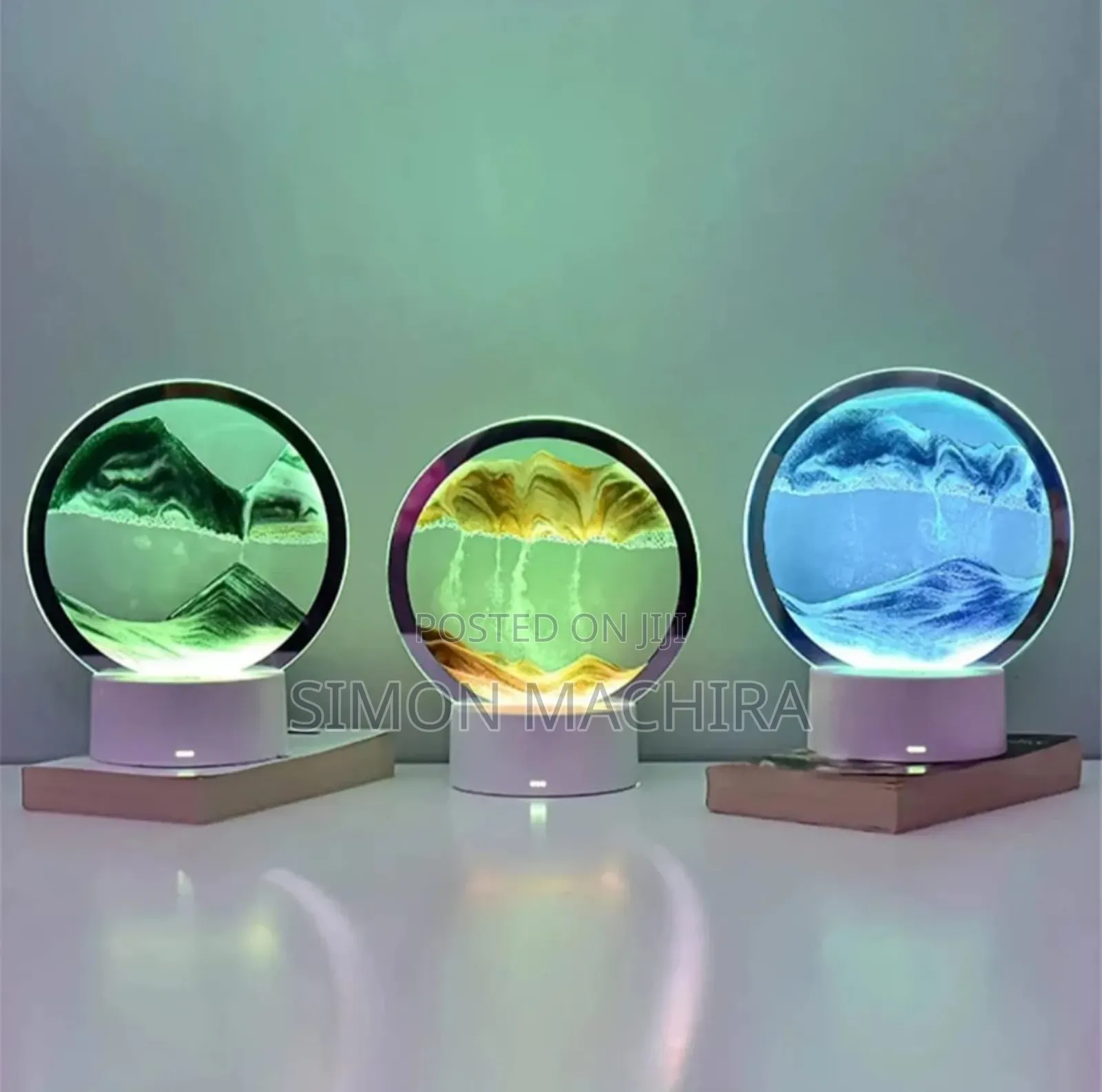 Rechargeable Sand Scape Decor/ Timer