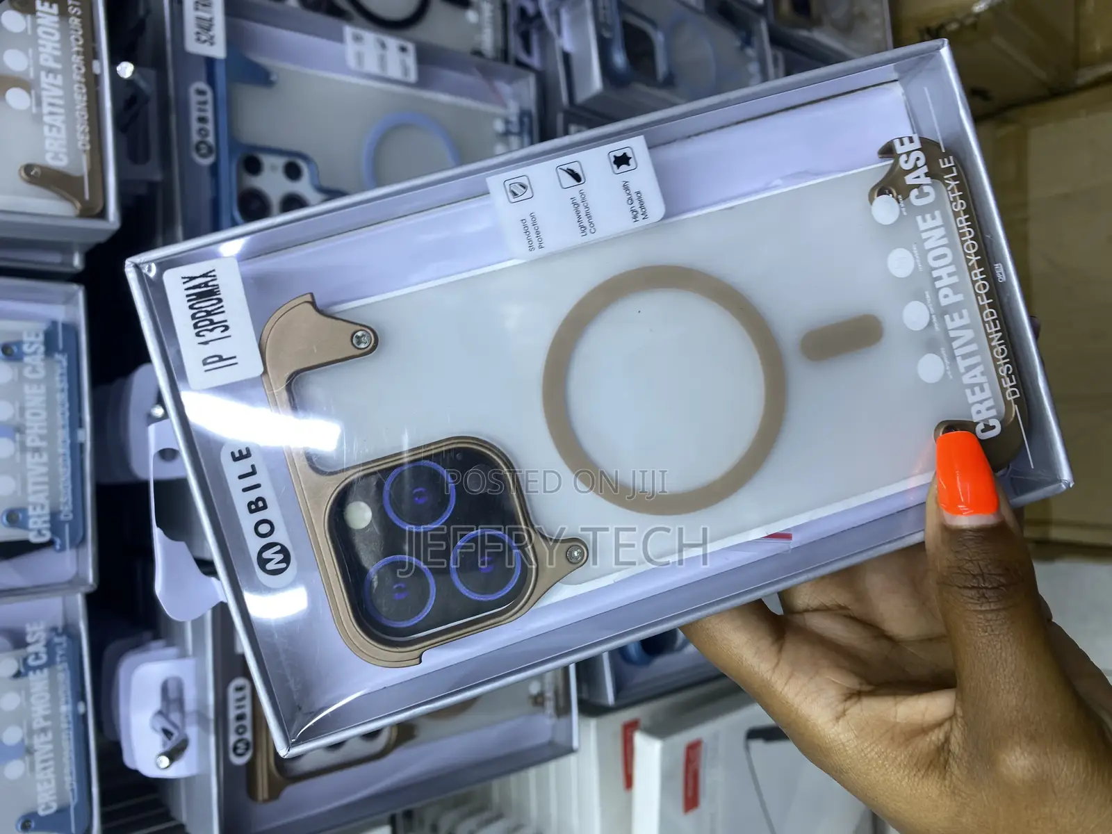 Beazer iPhone 13 Pro Max Frameless Sleek Invisible Magsafe Case