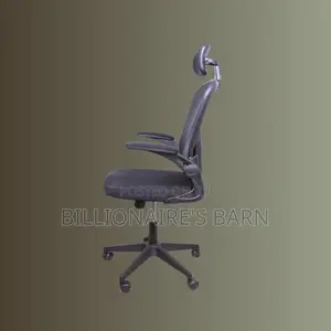 Minimal Grey Ergonomic Office Chair | Steel Frame