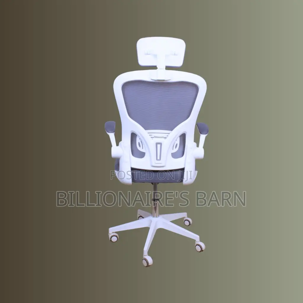White Ergonomic Office Chair | Durable Scratch-Resistant Finish