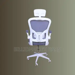 White Ergonomic Office Chair | Durable Scratch-Resistant Finish