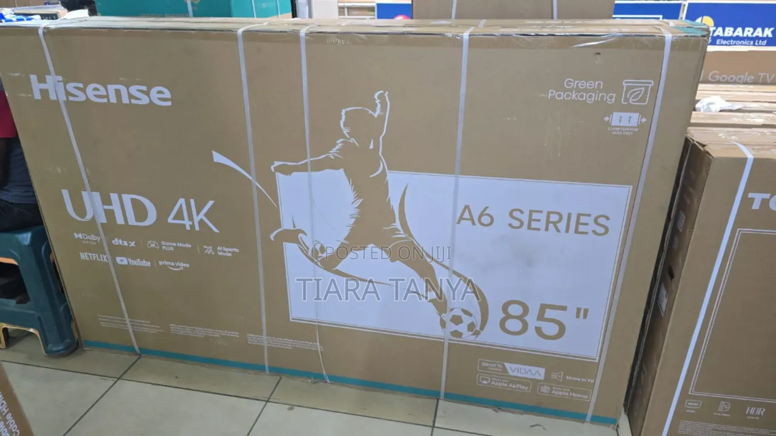 Hisense 85" Frameless Uhd Smart Tv