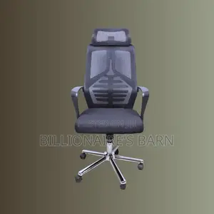 Durable, Black Ergonomic Mesh Office Chair — Breathable in Hot Weather