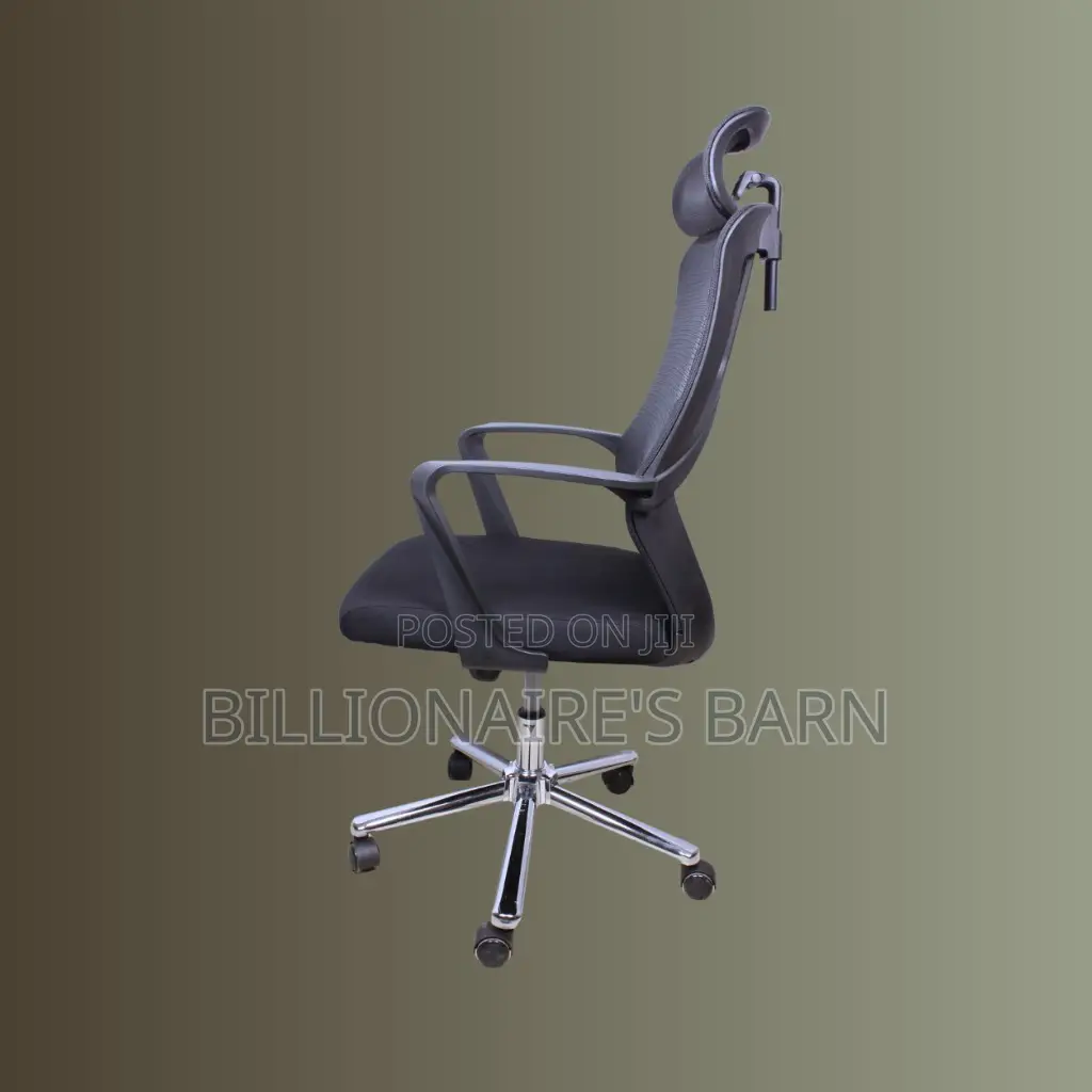 Durable, Black Ergonomic Mesh Office Chair — Breathable in Hot Weather