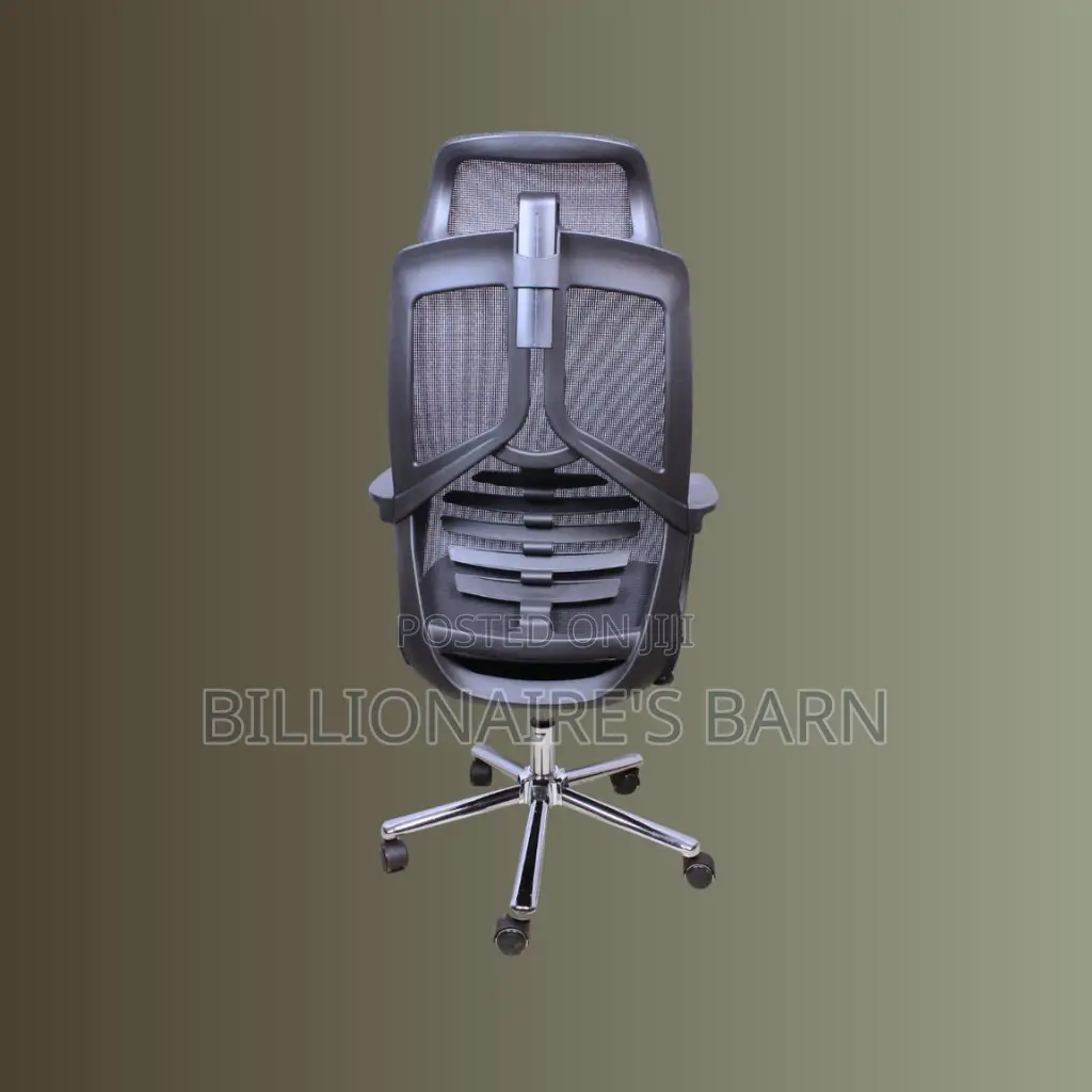 Durable, Black Ergonomic Mesh Office Chair — Breathable in Hot Weather