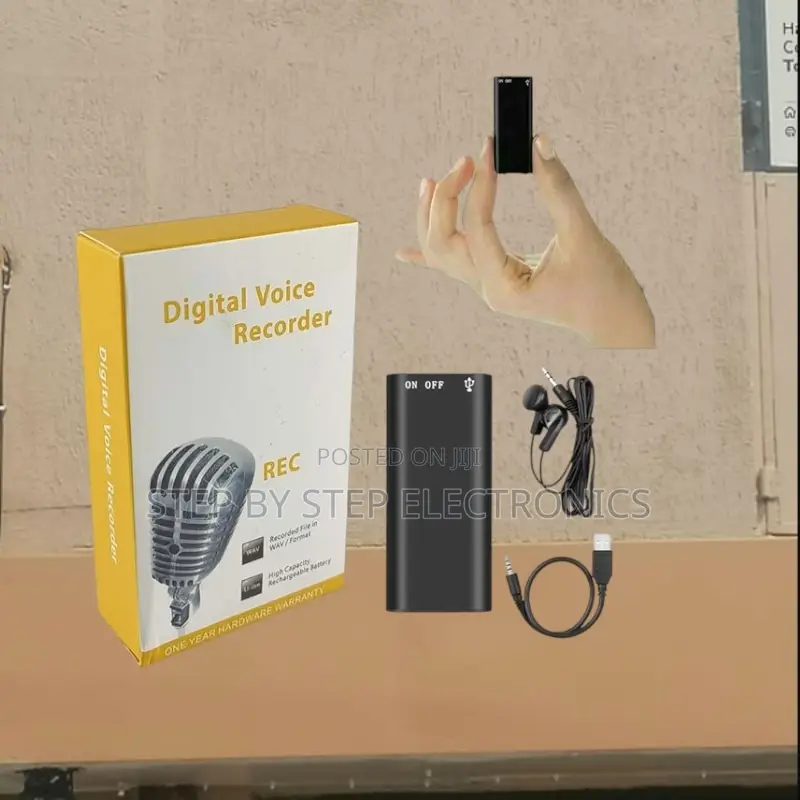 Rechargeable Digital Voice Recorder With Built-in Mic Speaker