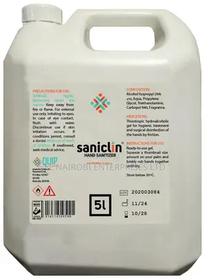 5l Hand Sanitizer (Saniclin)