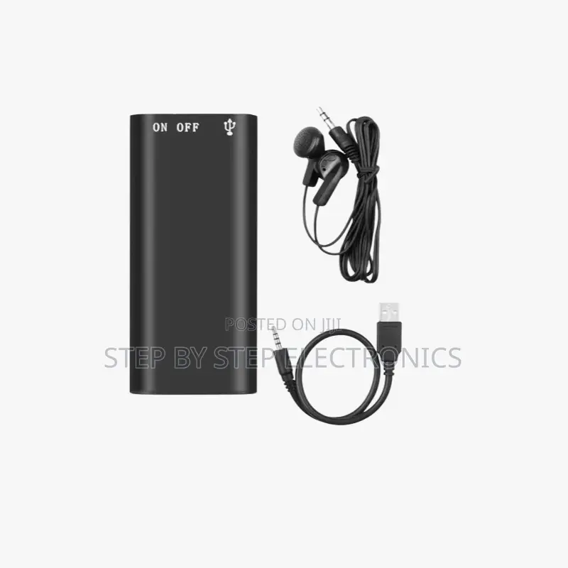 Slim Digital Audio Voice Recorder With Noise Cancellation Mic