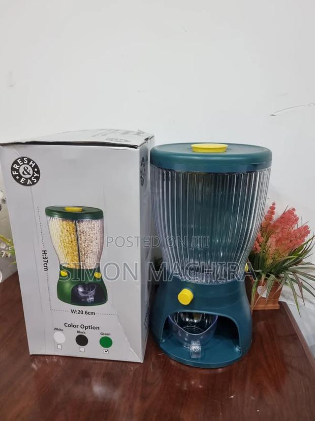 5l Rotating 3 Partition Cereal Dispenser - thumbnail 4
