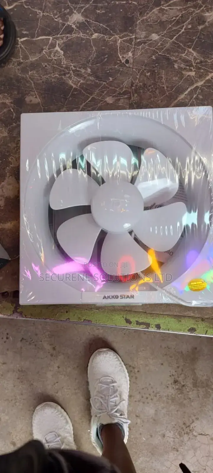 Akko Star 10-Inch Ventilating Fan.