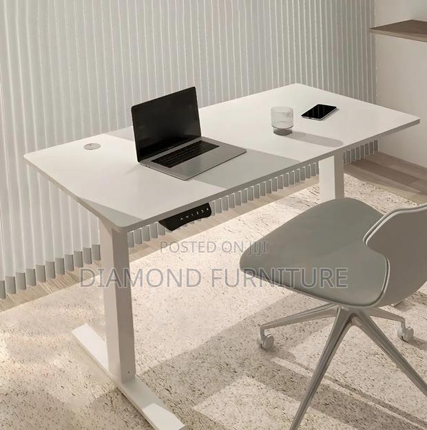 Office Furniture; Compact (1.5m) Electric Table for Small Workspaces