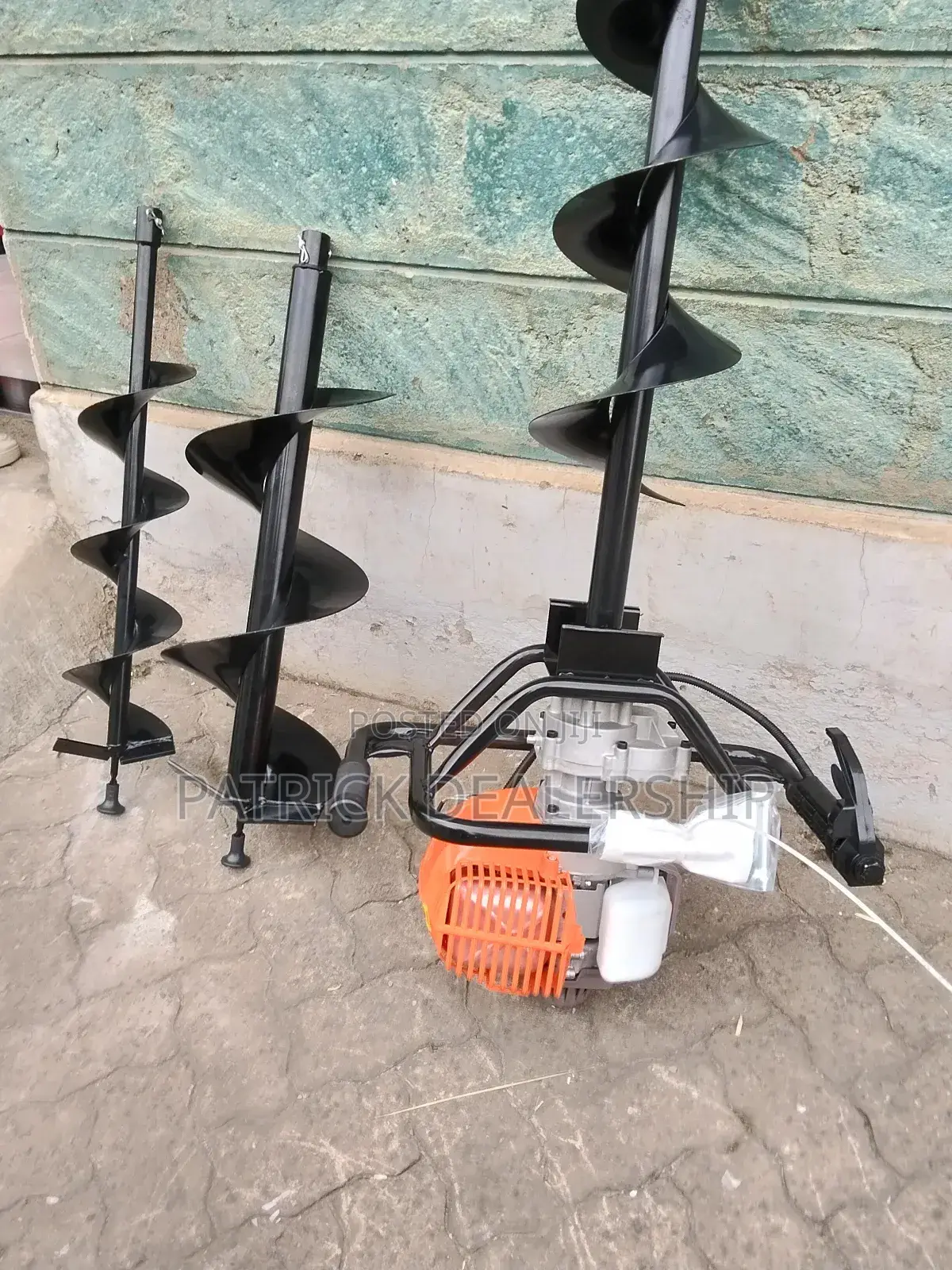 Earth Auger With 3 Drill Bit