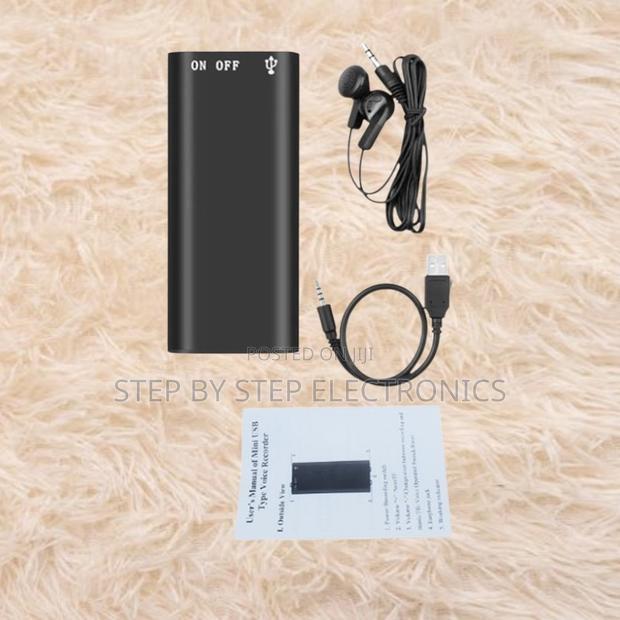 Rechargeable Digital Audio Recorder With Clear Voice Capture - main view