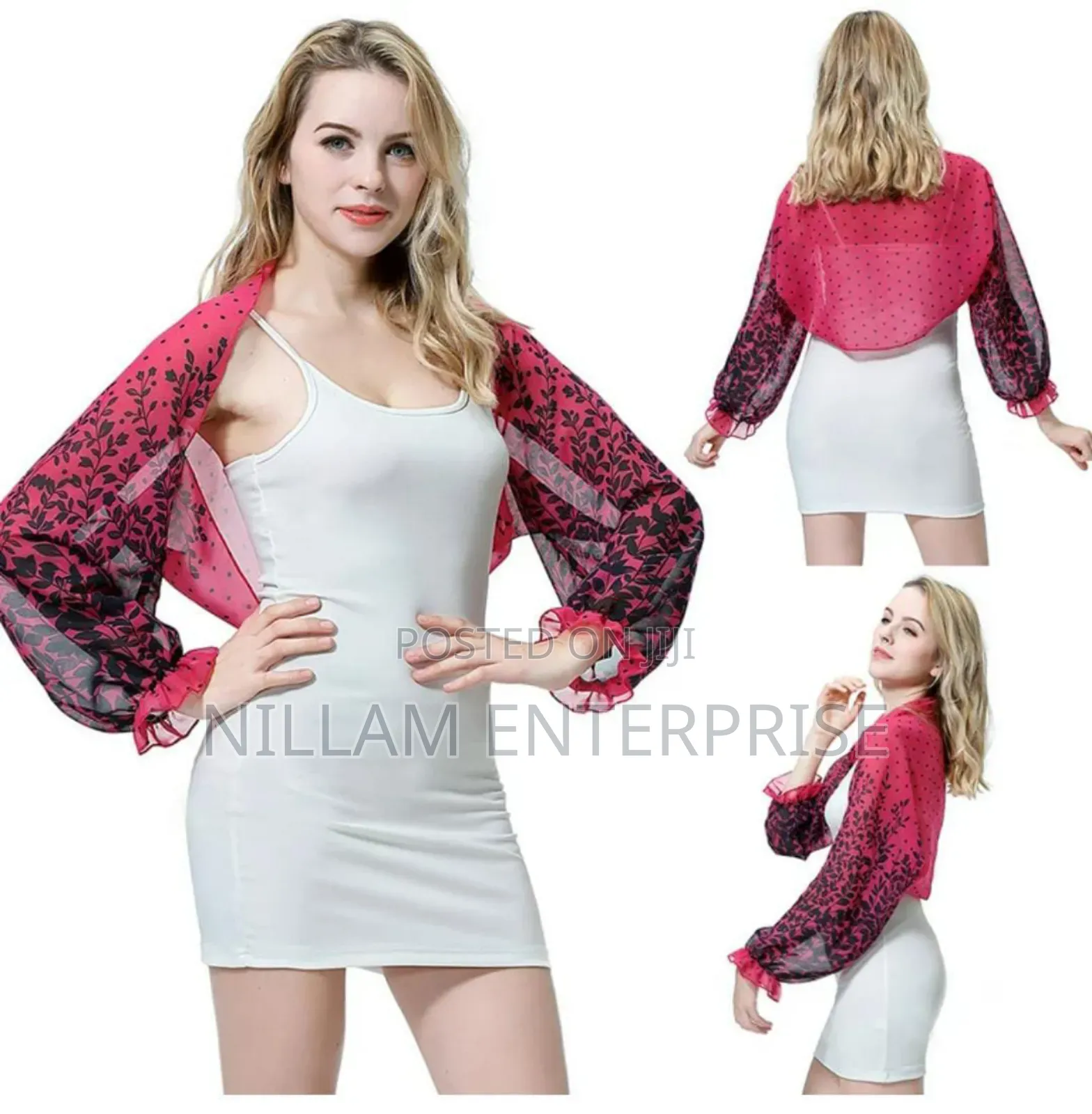 Ladies Chiffon Sleeve Cover/Sun Screen Sleeves Cover*