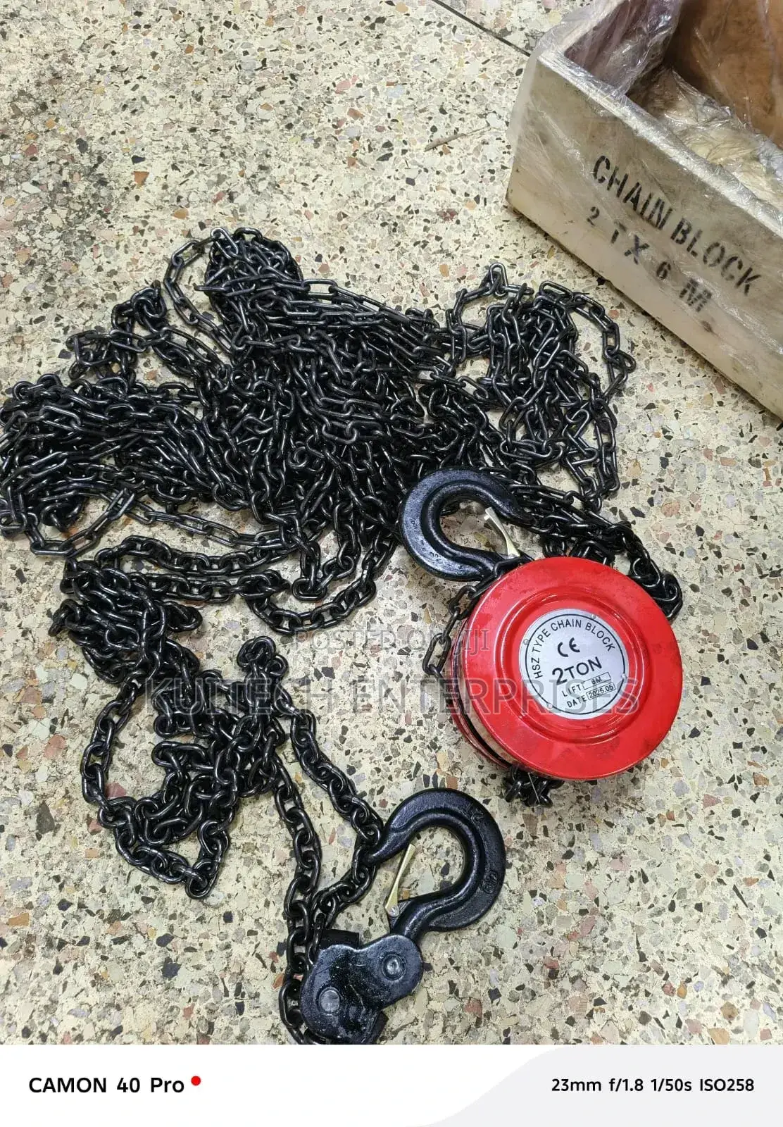 6m 2ton Chain Block/ 2ton Quality Chainblock 6m