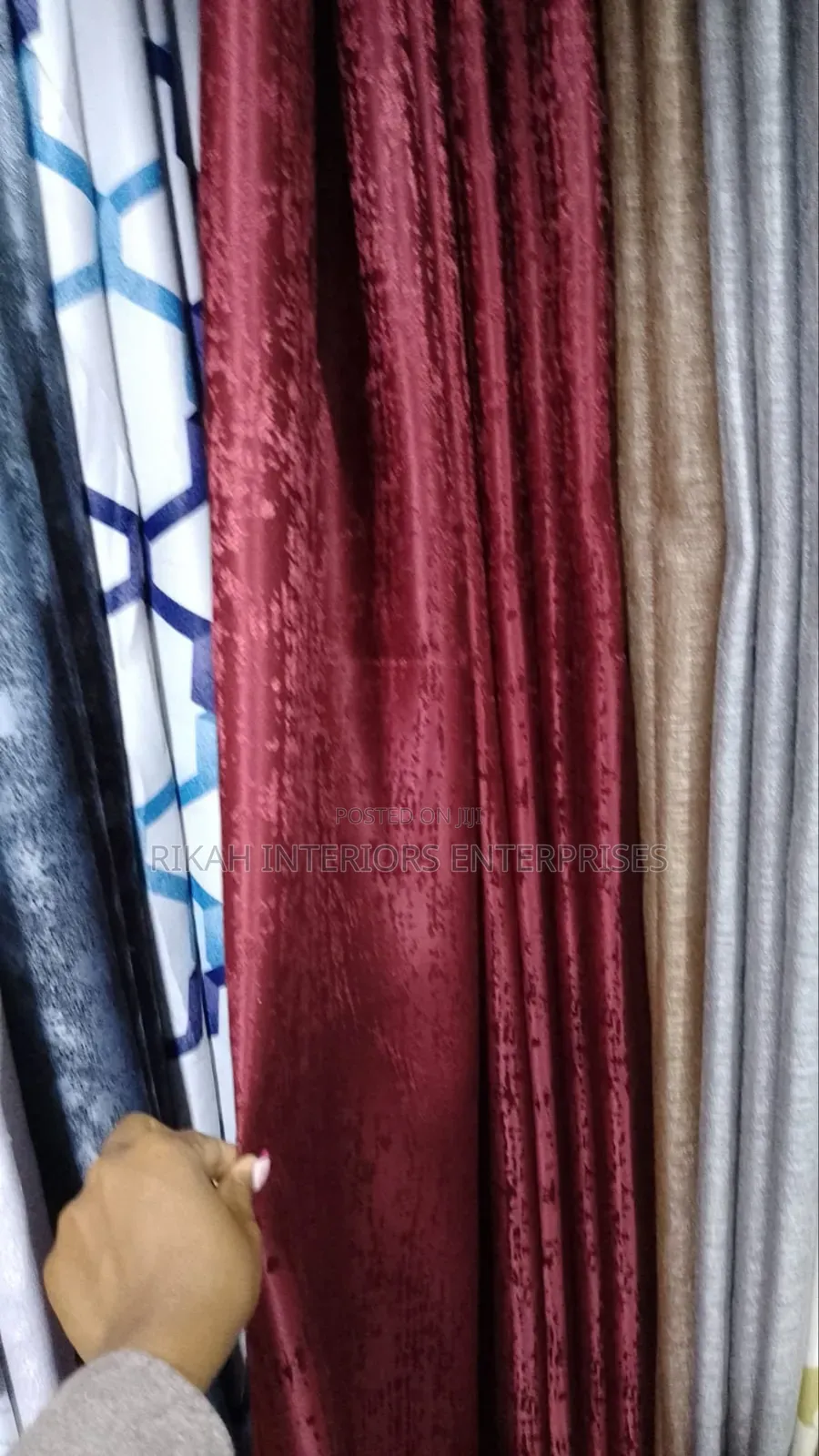 Maroon Curtains