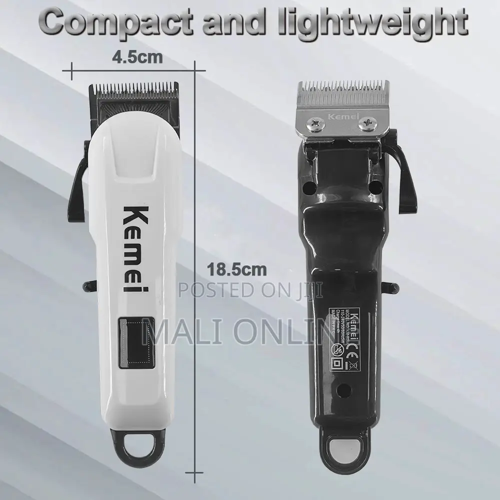 Kemei 809a Professional Hair Clippers & Trimmer Cordless& Rechargeable