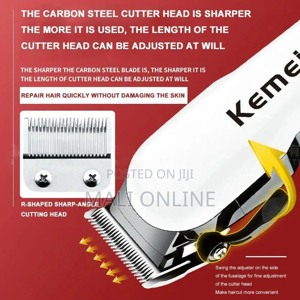 Kemei 809a Professional Hair Clippers & Trimmer Cordless& Rechargeable