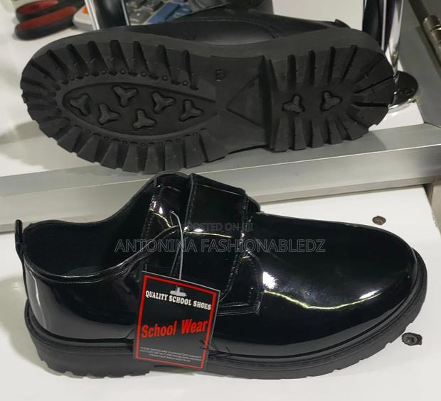 Kids Wetlook School Shoes 25-42