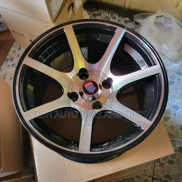 Offset Rims Size 13 Black Silver 4*100