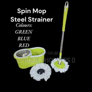 Eight Rotating Spin Mop Steel Strainer Now Available - main view