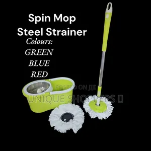 Eight Rotating Spin Mop Steel Strainer Now Available