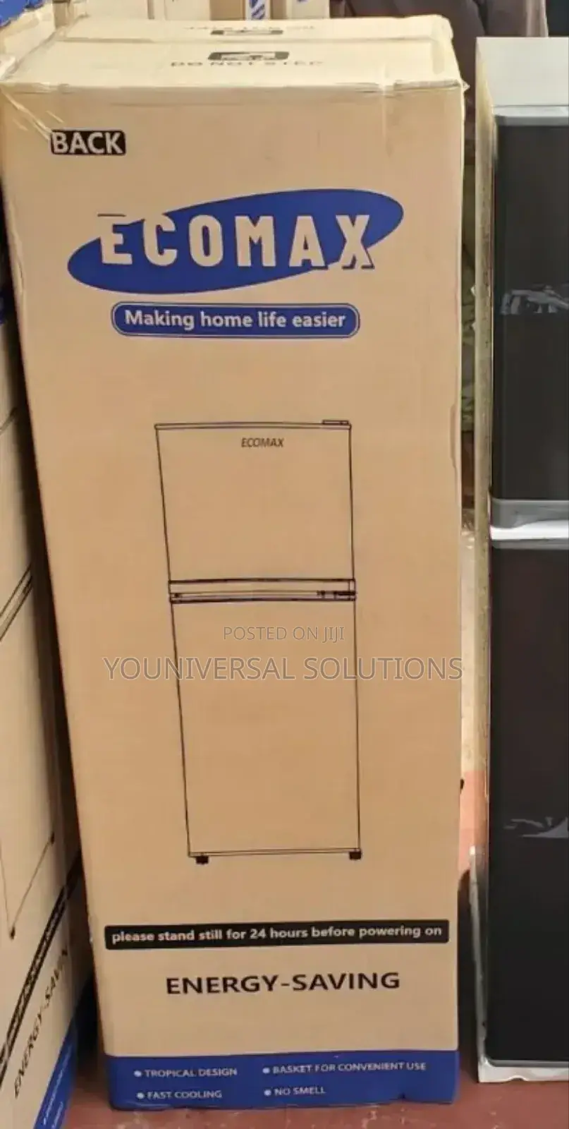 Ecomax 138 Litres Dark Silver Double Door