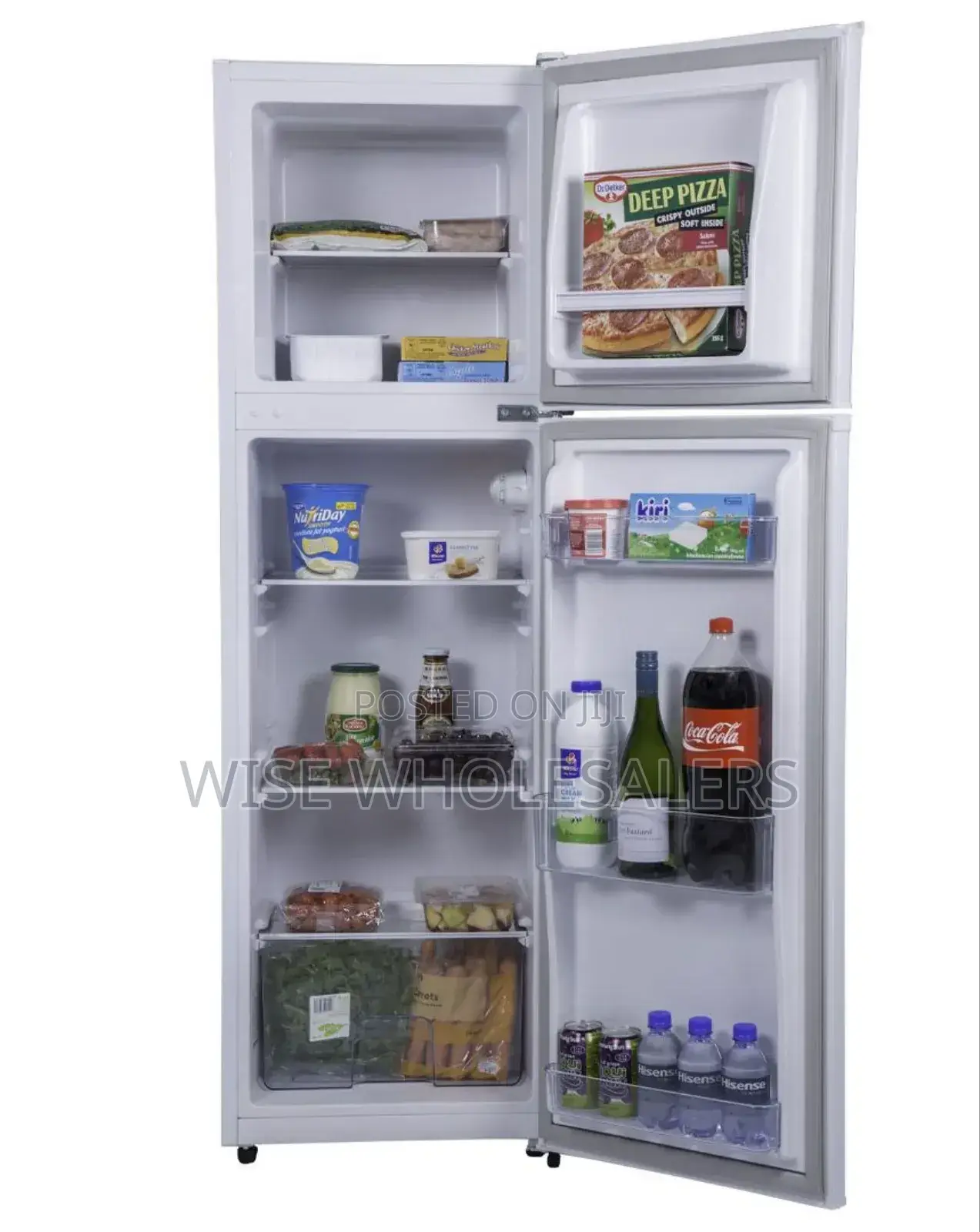 Hisense 154l Double Door Fridge ****