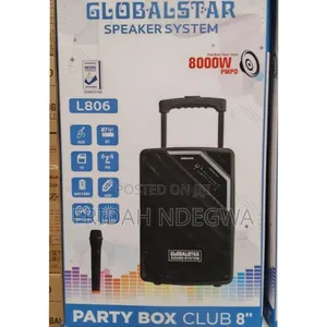 Globalstar Portable Club 8 Inches  Trolley Portable Speaker