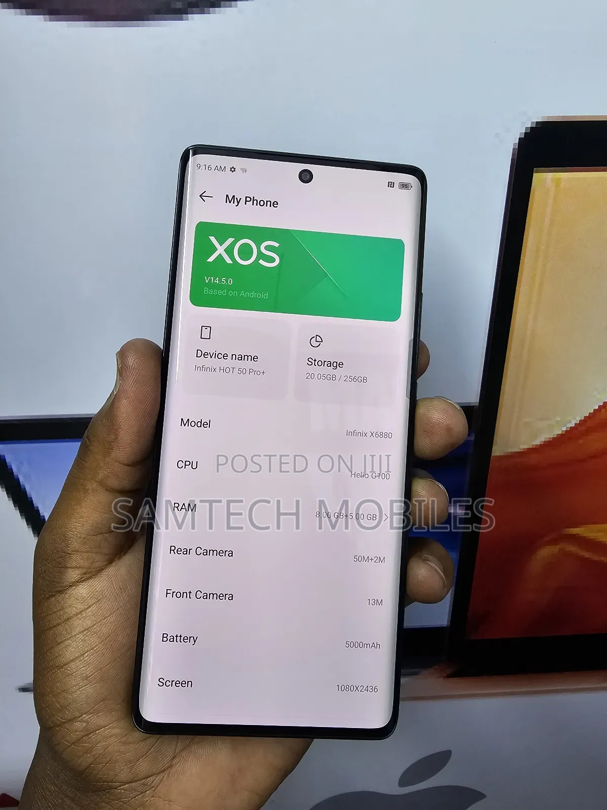 Infinix Hot 50 Pro+ 4G 256 GB Black