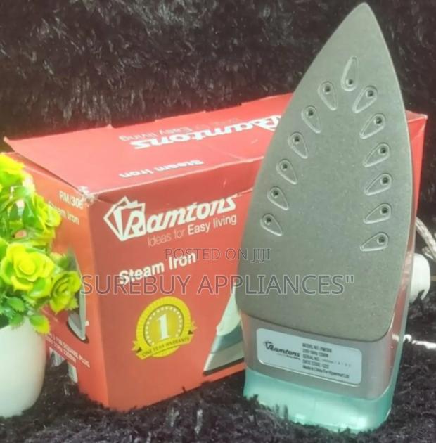 Ramtons Green and White Steam Iron – Rm/306 - main view