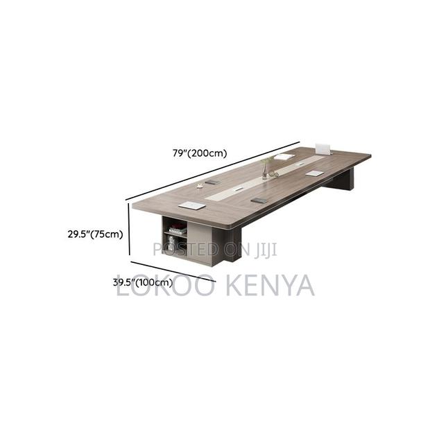 Office Table : Executive Boardroom Table – 3m Length - thumbnail 2