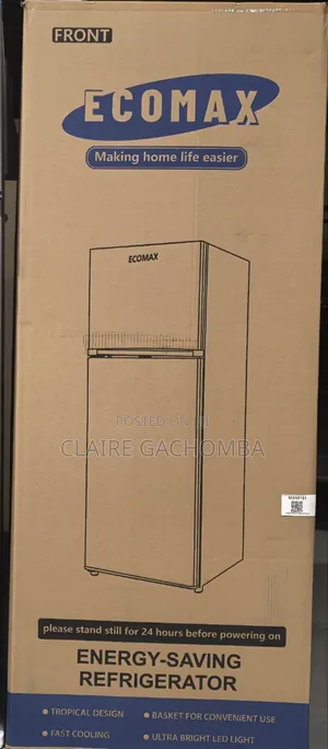 Ecomax 230 Litres Dark Silver Double Door Refrigerator