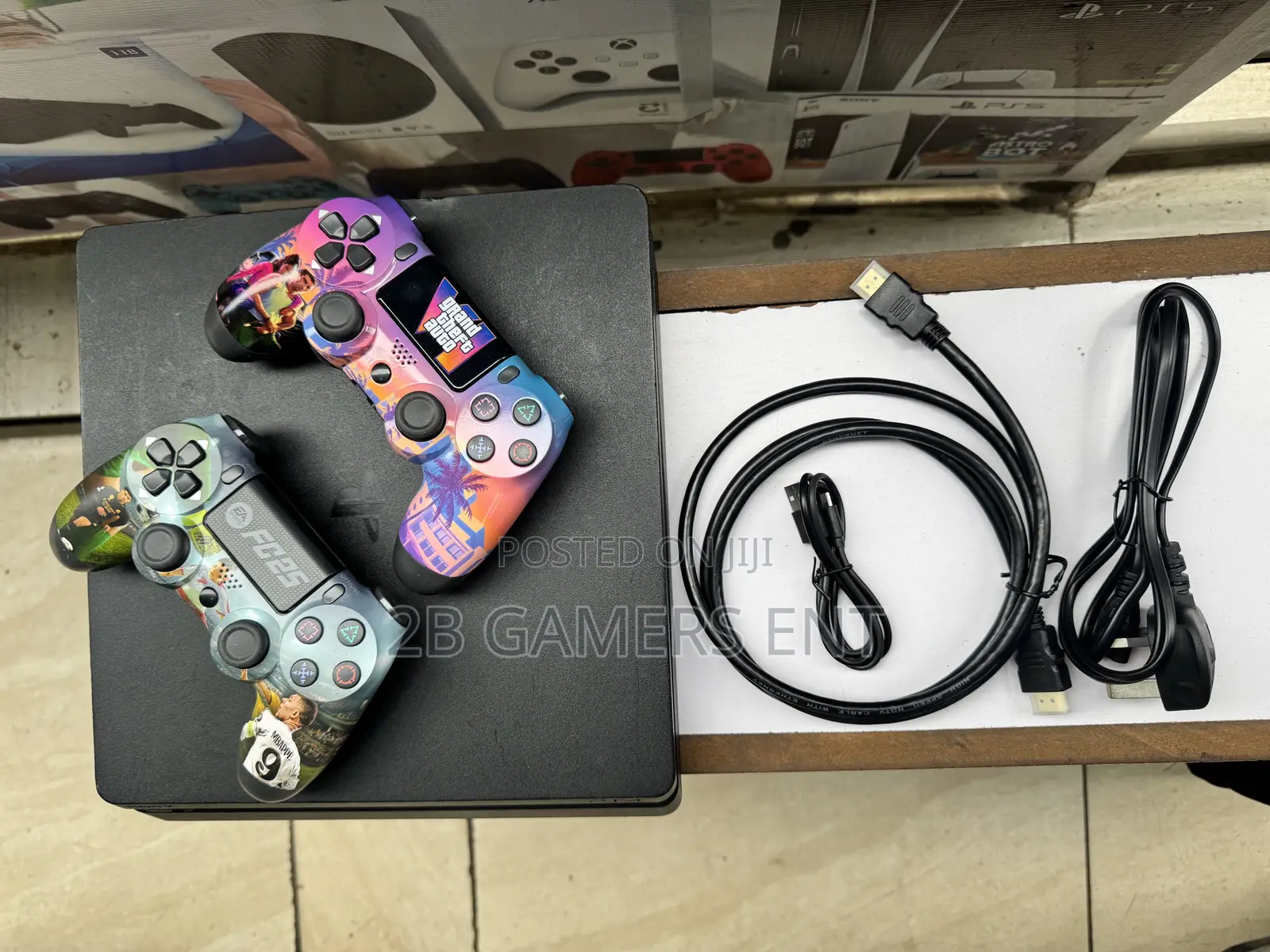 Ps4 Slim 1tb , 18 Games, (2 Pads New)