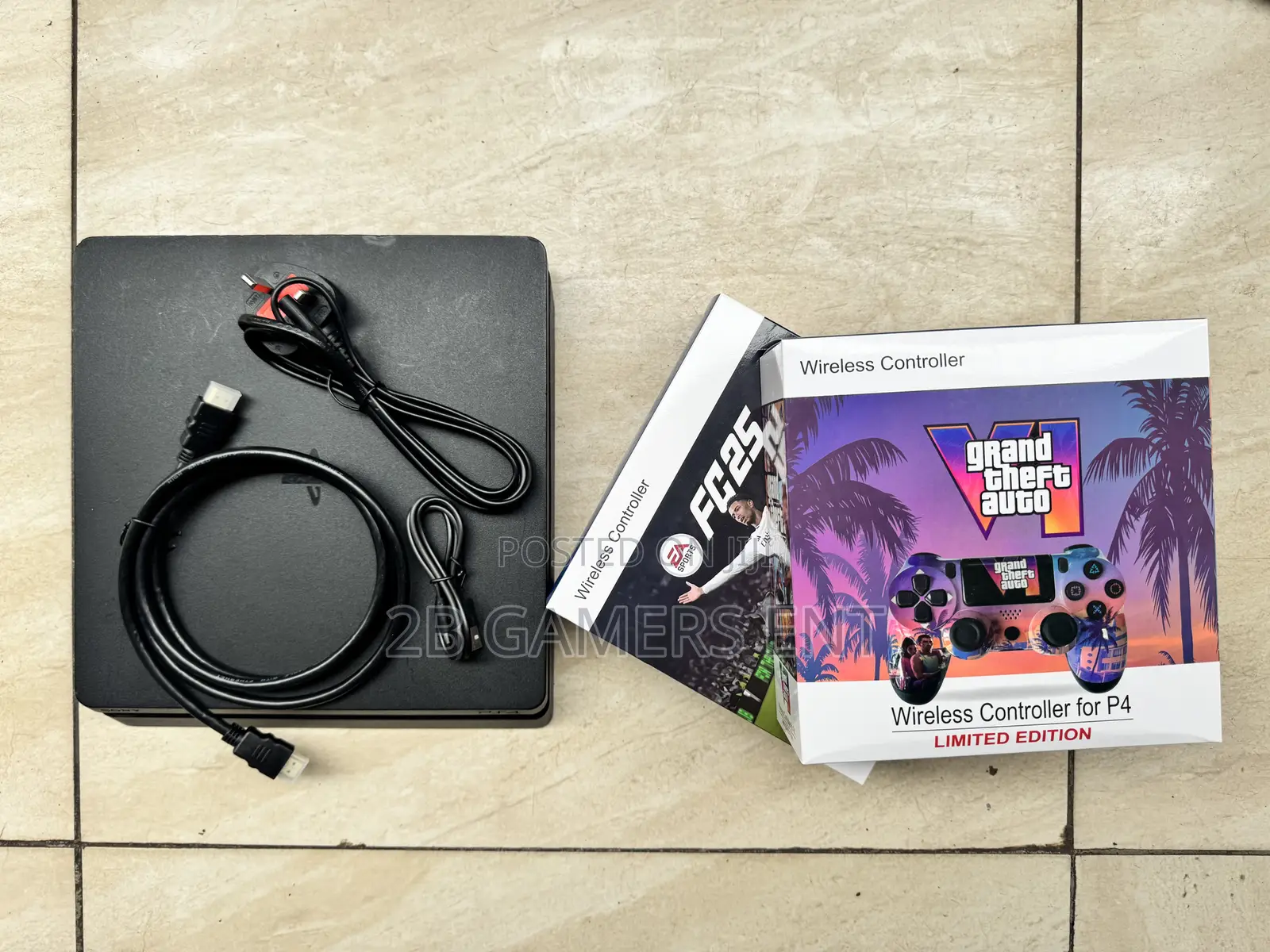 Ps4 Slim 1tb , 18 Games, (2 Pads New)