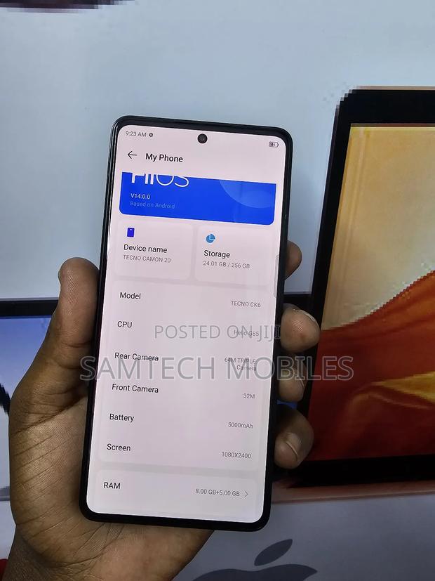 Tecno Camon 20 Pro 256 GB Gray - thumbnail 3