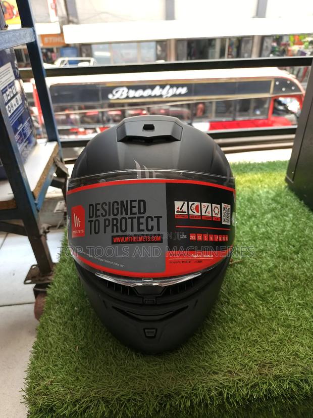 Hummer Solid Black Heavy Duty Motorcycle Helmet - main view