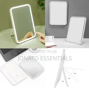 Rechargeable Led Makeup Mirror, Dimmable Light, Portable