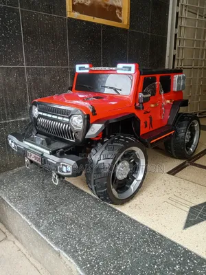 Adventure Rover Red Jeep - 12v-