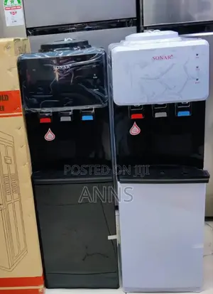 Black and White Sonar 3 Taps Water Dispenser